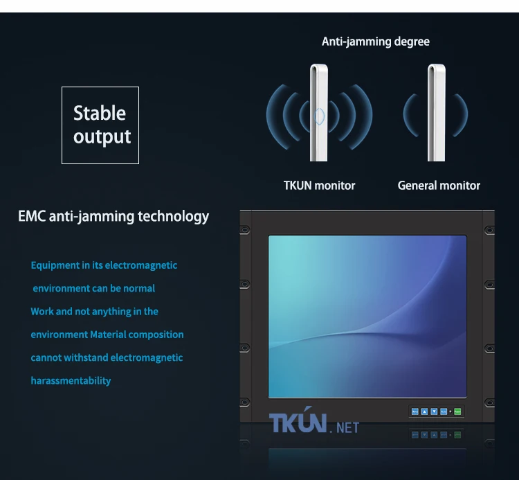 TKUN15 дюймов сопротивление Выделите 1024*768 открытый Солнечный свет видимые промышленные дисплеи Подвесной Настенный TK1500-A