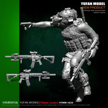 

1/24 75mm Seal Resin Figure Soldier Model YFWW-1834