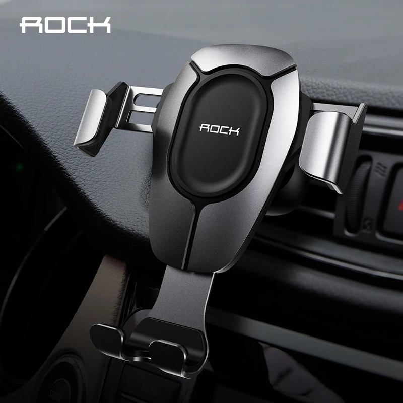  ROCK Auto Telefon Halter Schwerkraft Stehen Mobile Unterstützung Halter in Auto Telefon Air Vent Cl