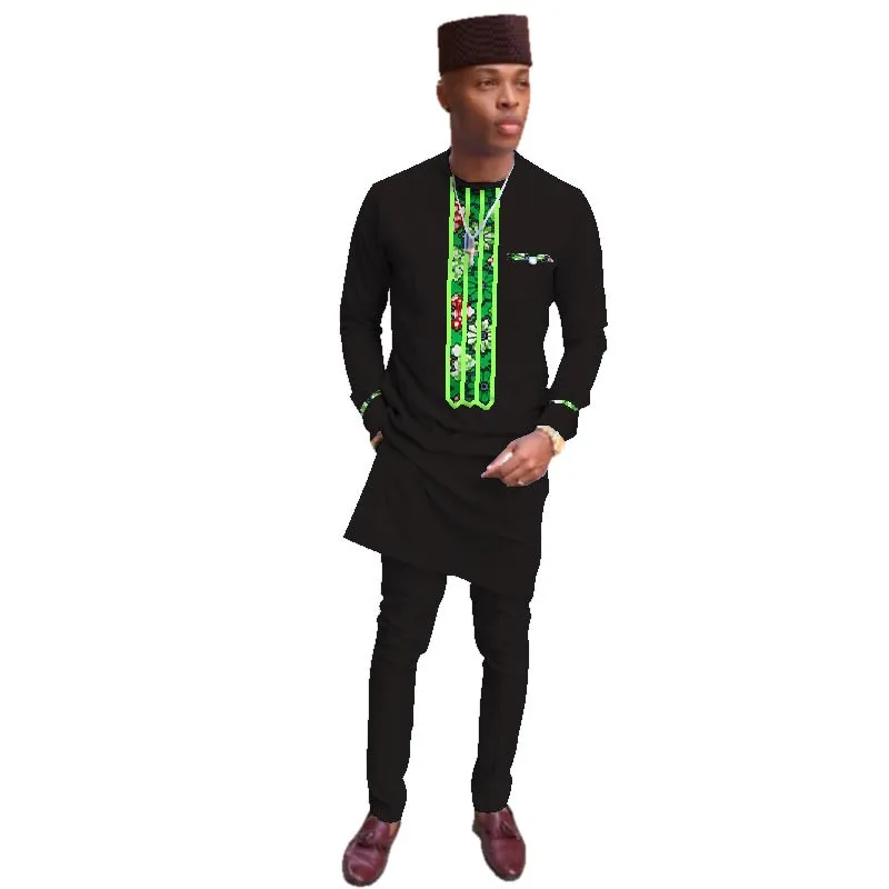 New-Men-Clothes-Long-Top-and-Pants-Sets-African-Wax-Print-2-Pieces-Pants-Sets-for(23)