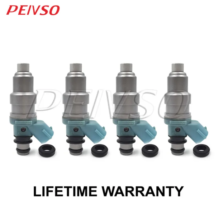 

PEIVSO 4pcs 23209-74110 23250-74110 Fuel Injector For TOYOTA JP CARINA 88~93 CORONA 87~93 CAMRY 90~94 1.8L 4SFE