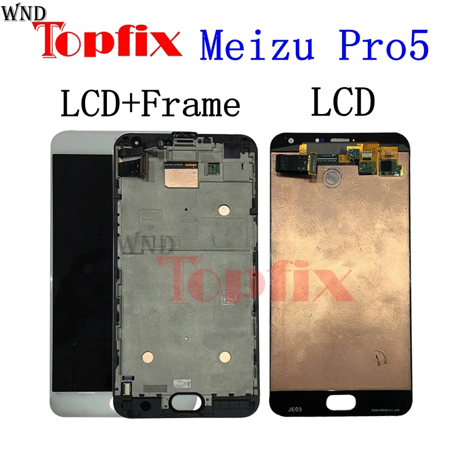 ЖК дисплей 5 7 дюйма для Meizu Pro Pro5 фотография с заменой рамки LCD|Экраны мобильных