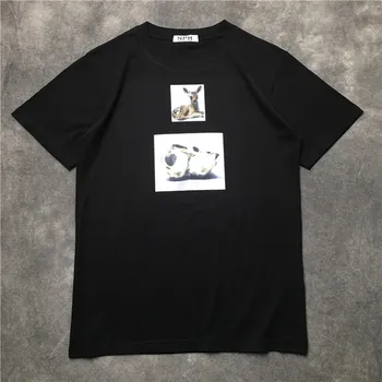 

New Novelty 2019 Men Little deer elk T Shirts T-Shirt Hip Hop Skateboard Street Cotton T-Shirts Tee Top kenye S-XXL #K58