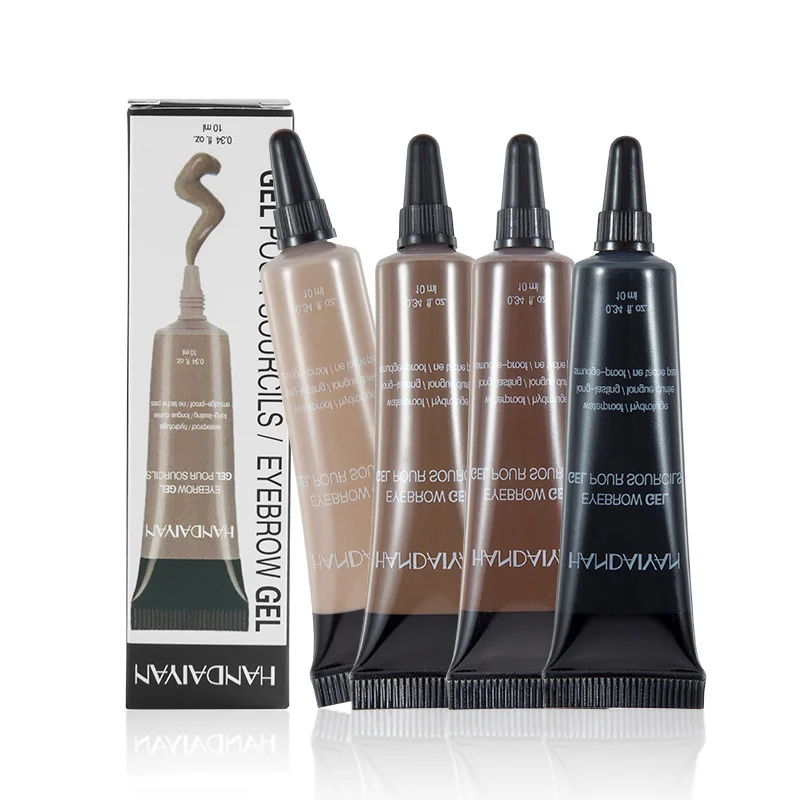 Tattoo Paint Eyebrow Gel Makeup Kit Waterproof Eye Brows Tint Creamy with Brush Enhance Tool Hot Mdf | Красота и здоровье
