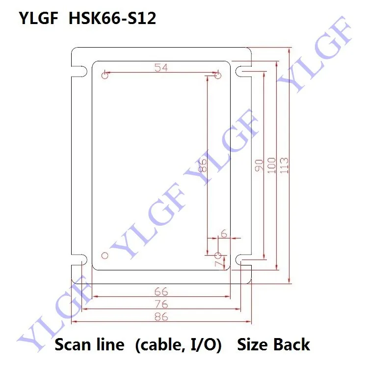 Клавиатура металла*# телефон ylgf HSK66-S12-PIN 7PIN сканирования линий(I/O) 12 ключ водонепроницаемый(IP65), пыли, против насилия