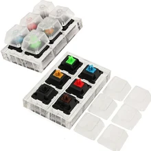 6 Key Caps Mechanical Keyboard Clear Keycaps Swith Mechanical Keyboard Switches Tester Kit Clear Keycaps Sampler For Cherry MX