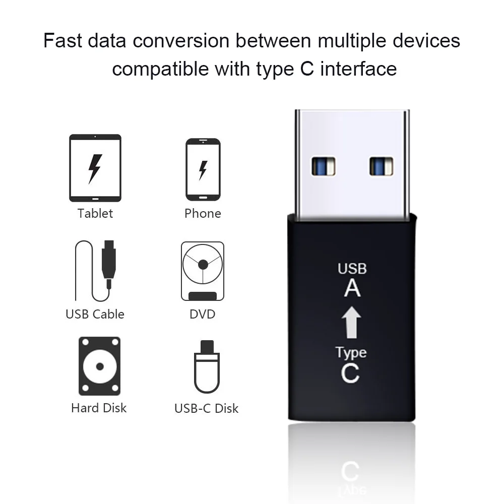 NYFundas USB 3,0-type C Usb C разъем адаптер для huawei P30 P20 Pro Lite Xiaomi Redmi 7 Pro OnePlus 7 Pro конвертер Кабель