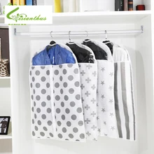 Детские штаны с геометрическим принтом чехол для одежды для защиты от пыли Костюмы костюм одежды висячий карман может умывальный шкафчик для хранения сумка для Jack пальто 1 шт