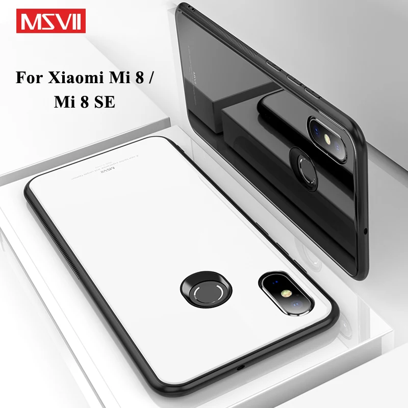 MSVII mi rror стеклянная крышка для Xiaomi mi 9 9T Pro CC9 CC9E чехол Роскошный Xiaomi mi 8 Pro SE Lite чехол силиконовая рамка Xiaomi mi 6 5 X