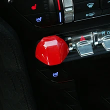 QHCP, красный, черный, кнопки запуска двигателя для Ford Mustang-, стильный автомобиль, классное украшение