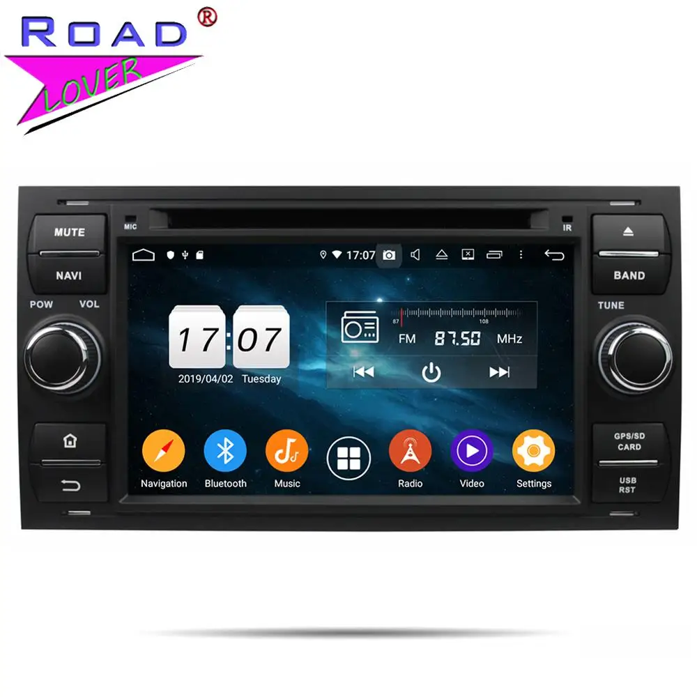 Flash Deal Car Radio Android 9.0 DVD Player For Focus Galaxy 2005-2007 Mondeo 2003-2007 S-MAX C-MAX Connect 2007-2009 Stereo GPS Navi Unit 1