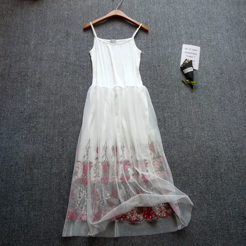 

Under Dress White Petticoat Slip Femme Underskirt 9836