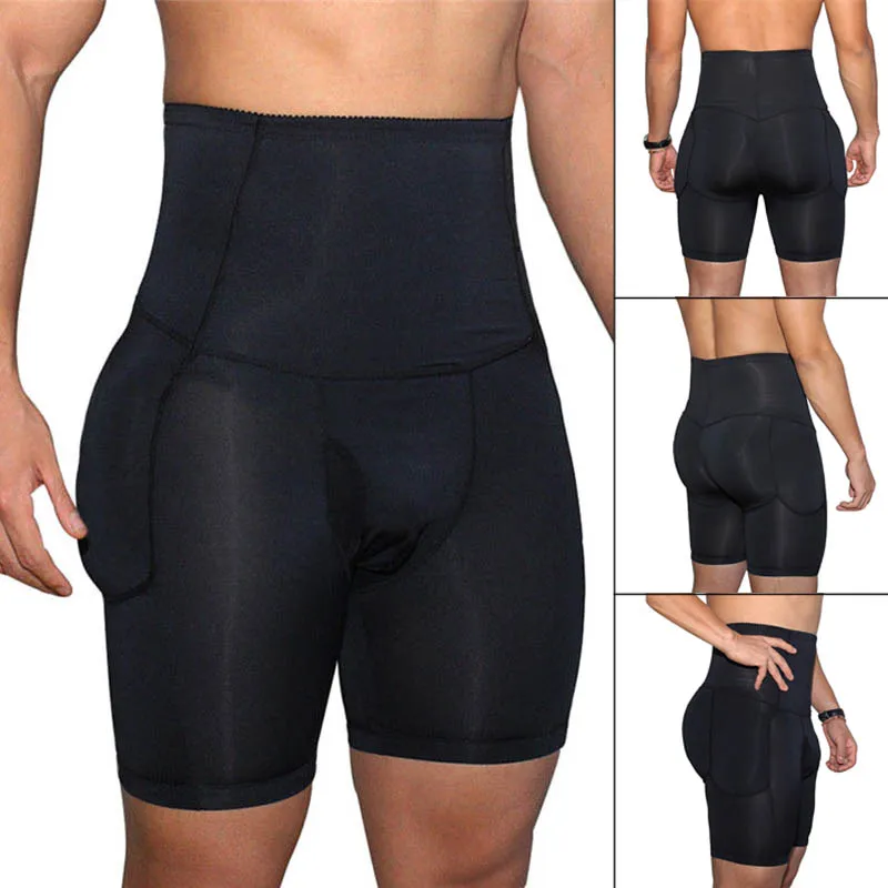 Men Butt Lifter Padded Underwear Buttocks Booster Enhancer Hip Shaper