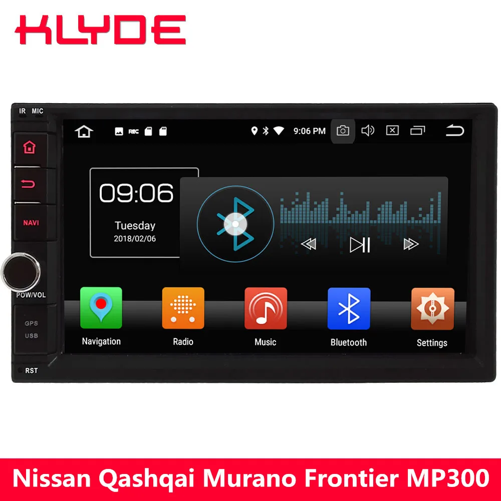 

KLYDE 4G Octa Core Android 8 4GB RAM 32GB ROM 2Din Universal Car DVD Player Radio For Nissan Pathfinder Almeria Trepang Treeano