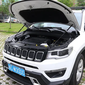 

2x Engine Cover Support Rod Hydraulic Hood Car Style Accessories For JEEP COMPASS 2017 2018