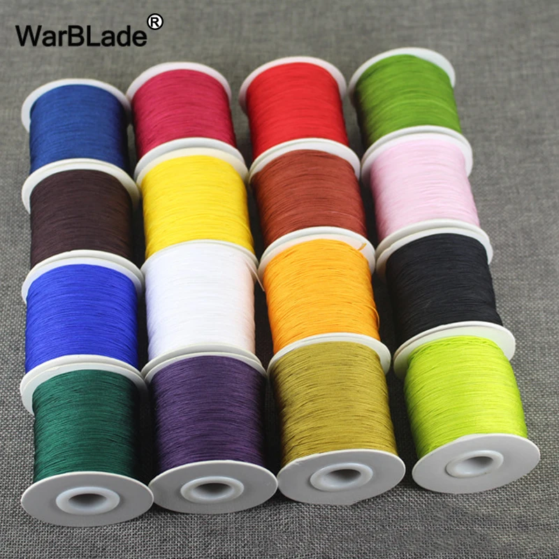 High Quality 245m 0.4mm Nylon Cord Cotton Cord Thread Chinese Knot Plastic String Rope Bead Diy