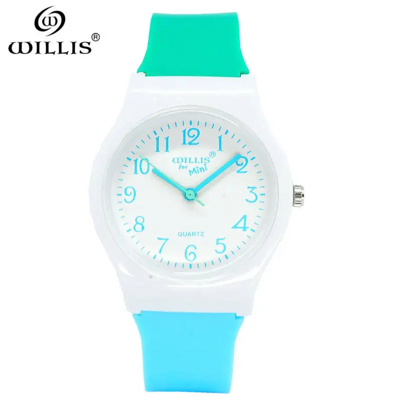 Уиллис Марка 2017, Новая мода часы Harajuku Стиль Цвет силиконовой лентой Часы Для женщин простой Популярный Студент Повседневное кварцевые часы