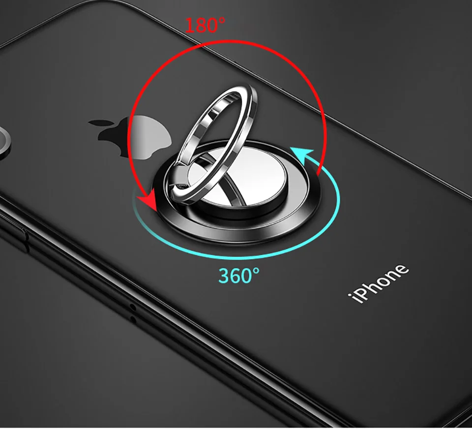 TIQUS телефон палец кольцо держатель магнитный держатель для брекетов для iPhone X 8 7 6 Универсальный 360 градусов Мобильный держатель телефонного звонка