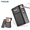 Brand New Detachable Cigarette Case with Lighter Portable Metal Cigarette Holder Case Lighter Usb Eletronic Torch Jet Lighters 1