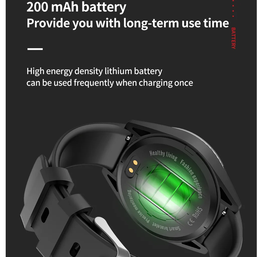 Мужские Смарт часы Beautyss G50 спортивные водонепроницаемые умные IP67 с монитором сна