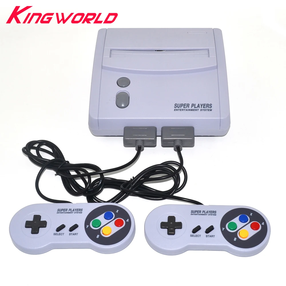 

Xunbeifang 16-bit US Version Home Gaming For SNES for SF C TV Video Game Console With Two Handle Controller Gamepad