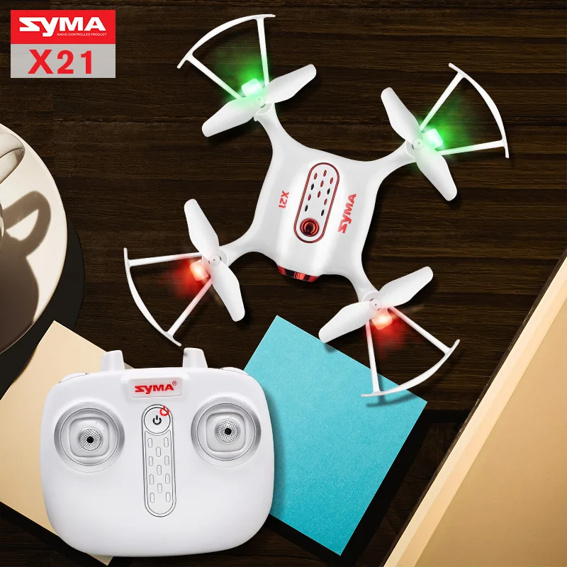 2017 Syma X21 Drone Newest Style RC Quacopter 2 4G 4CH Helicopter with Headless Mode Pneumatic