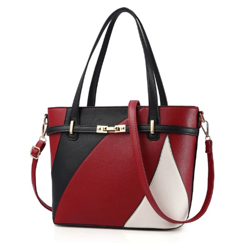 النساء بو الجلود حقيبة يد حمل حقيبة الإناث الكتف Crossbody حقائب السيدات الأعلى مقبض حقيبة خليط حقيبة ساع النساء بو الجلود حقيبة يد حمل حقيبة الإناث الكتف Crossbody حقائب السيدات الأعلى مقبض حقيبة خليط حقيبة ساع
