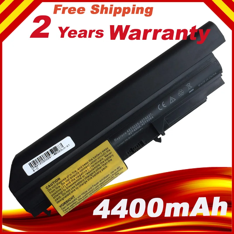 Аккумулятор для ноутбука Lenovo ThinkPad T400 R400 T61 R61 14 &quot42T4654 42T4555 42T4644 42T4531 42T4653 |
