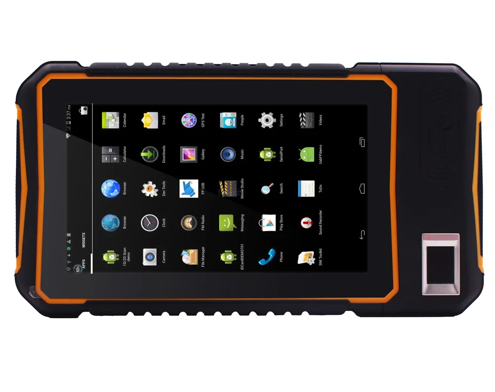 Ручной КПК Android 5,1 прочный планшетный ПК 4 аппарат не привязан к оператору сотовой связи Водонепроницаемый телефон с функцией отпечатка
