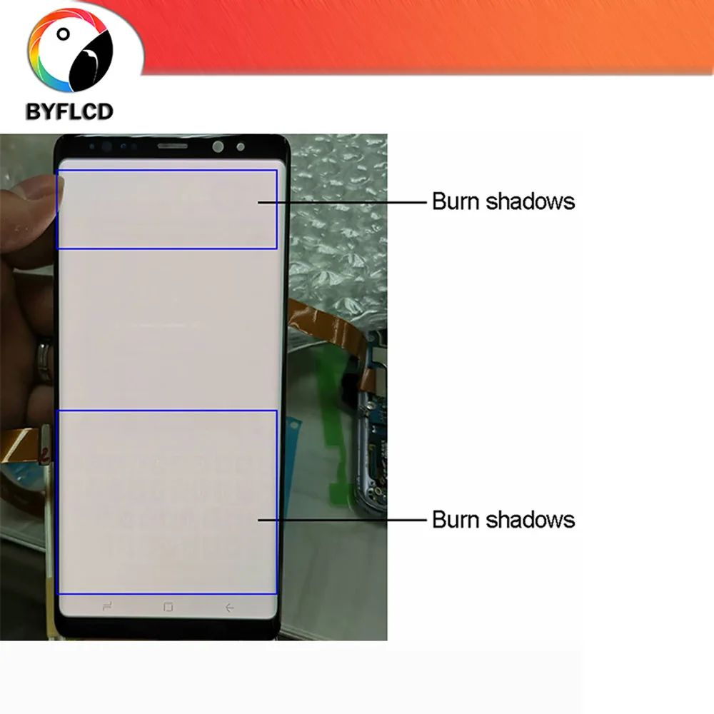 ЖК-дисплей для samsung Galaxy S8 G950 G950F экран для samsung S8 Plus G955 G955F сжигание тени дисплей сенсорный экран