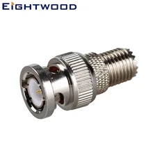 Eightwood 5 шт. BNC к UHF RF адаптер SO-239 SO239 автомобильный Радио Антенна адаптер BNC штекер к UHF SO-239 SO239 разъем прямой