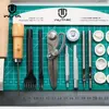 WUTA – ensemble d'outils de base durables pour l'artisanat du cuir, ensemble de couture pour le travail du cuir, bricolage, couture à la main, poinçonnage, coupe ► Photo 3/6