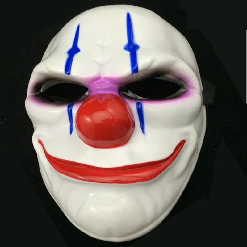 

Creative Payday pvc Mask Dallas mask Wolf Chains Hoxton cosplay halloween horror clown mask pay day Halloween party mask HFA50