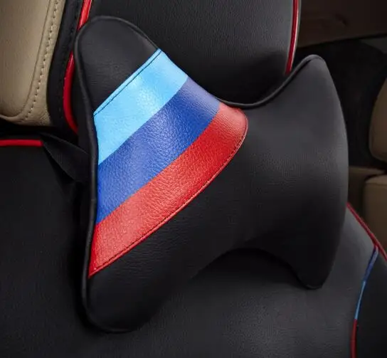 2 Pieces Car Headrest Neck Safety Pillow For BMW M E46 E90 E60 E39 E87