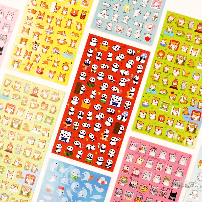 

Expression Cat Nekoni Dolphin Bullet Journal Decorative Stationery Stickers Scrapbooking DIY Diary Album Stick