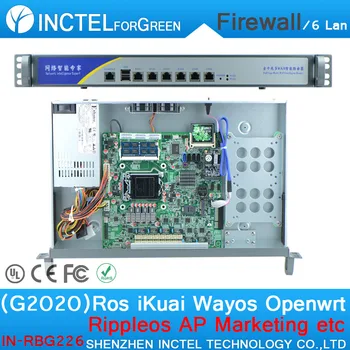 

G2020 cpu 1000M 6 82574L 2 groups Bypass firewall hardware with 16G RAM Max