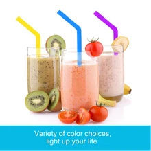 6 шт./компл. повторить Применение Силиконовые питьевой соломы более изогнутые соломинки, прямые соломинки для Семья Применение с 2 щетка для чистки соломинок бесплатно