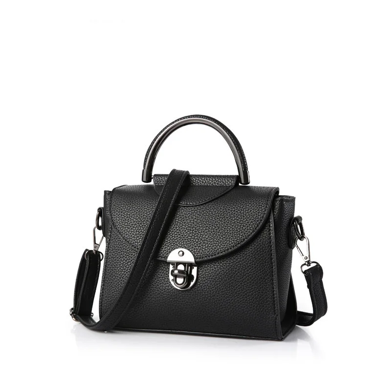 Semicircular Handles Retro Small font b Handbag b font 2016 New Women Fashion mbossing Bag Push