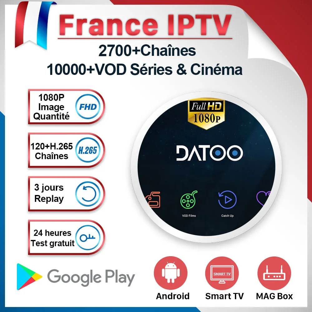 

IPTV France Arabic Italian Spain Portugal DATOO IPTV 1 Year Subscription France Arabic Italy Spain Portugal France IPTV M3U