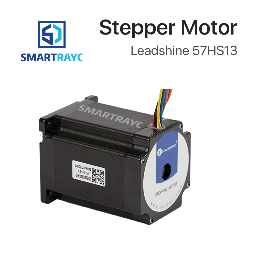 

Smartrayc Leadshine 2 phase Stepper Motor 57HS13 for NEMA 23 4A Length 76mm Shaft 6.35mm