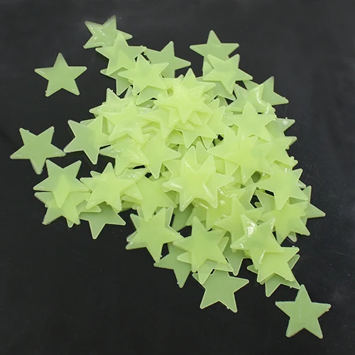 

100x Glow In The Dark Baby Kid Room Space Stars Wall Stickers Home Ceiling Decal 7M59