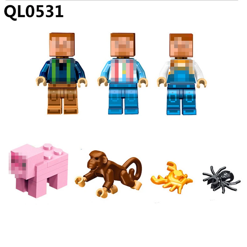 443Pcs Minecrafted Classic Tree House My Morld Compatible LegoING Figures Building Blocks Bricks Toys For Children Birthday Gift 443Pcs Minecrafted Classic Tree House My Morld Compatible LegoING Figures Building Blocks Bricks Toys For Children Birthday Gift