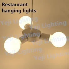 Потолочный светильник американский железный металлический художественный Чердачный, потолочный светильник E27 керамический держатель для лампы для люстры светодиодный подвесной светильник фитинги