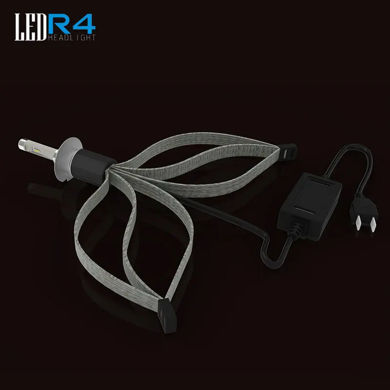 

R4 Car Headlights 9005/HB3 Bulb Auto Car Front Bulb 60W 7200Lm Automobiles Headlamp 6000K DC12V