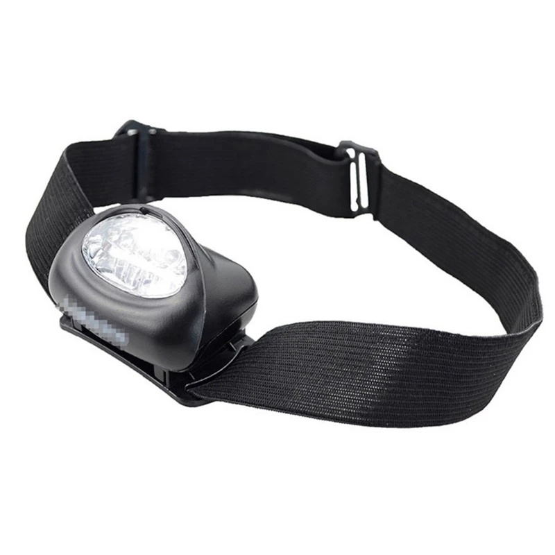 

Outdoor LED Headlamp ABS Lightweight Adjustable Torch Lamp Light Flashlight Camping Hiking Fishing Accessory