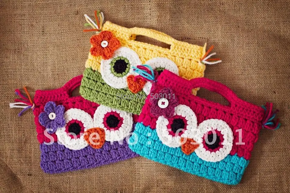 20pcs,Soooo cute Crochet OWL Purse,Crochet knitting