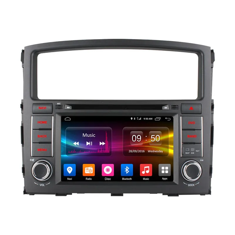 Cheap 1024*600 4G LTE Octa 8 Core 2GB RAM Android 6.0 Car DVD For MITSUBISHI PAJERO V97 V93 2011 2012 2013 2014 2015 GPS Radio Stereo 1