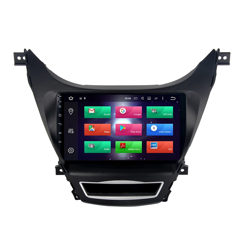 Aoluoya IPS 4 Гб ОЗУ 32 ПЗУ Восьмиядерный Android 8 0 автомобильный dvd плеер для Hyundai Elantra 2012 2013