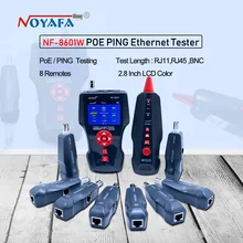 NF-8601W Многофункциональный тестер сетевого кабеля ЖК-тестер длины кабеля тестер точки останова английская версия NF_8601W