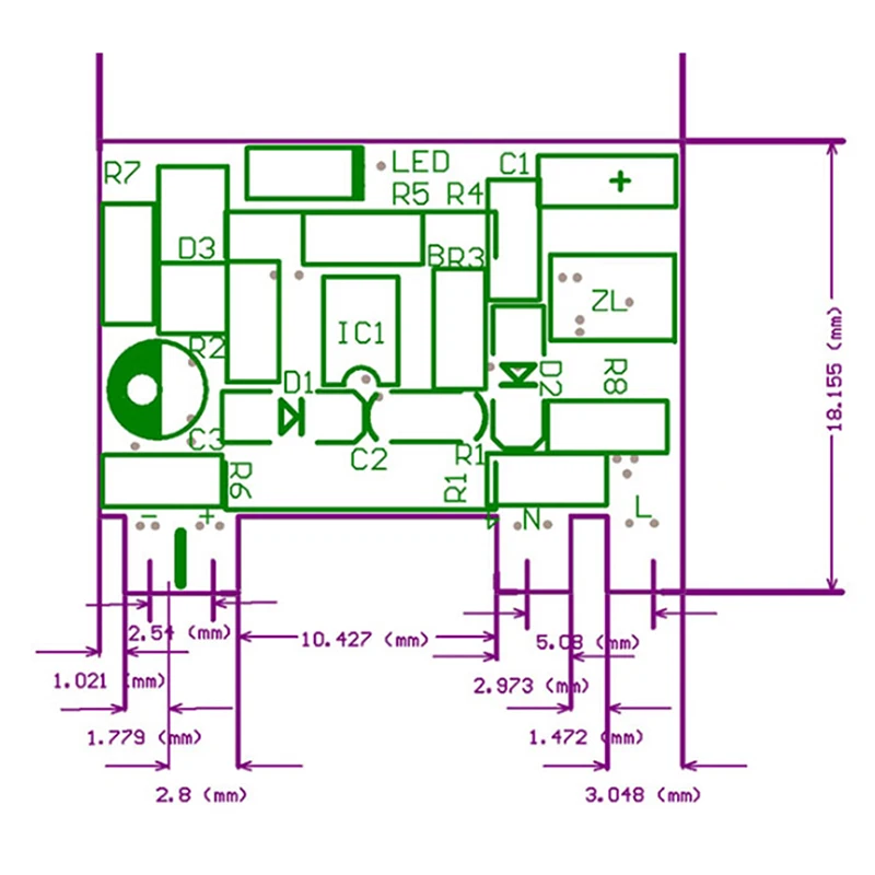 1 предмет; Новинка; AC-DC 12V 300mA 3,5 W изолированный выключатель модуль питания-преобразователь модуль